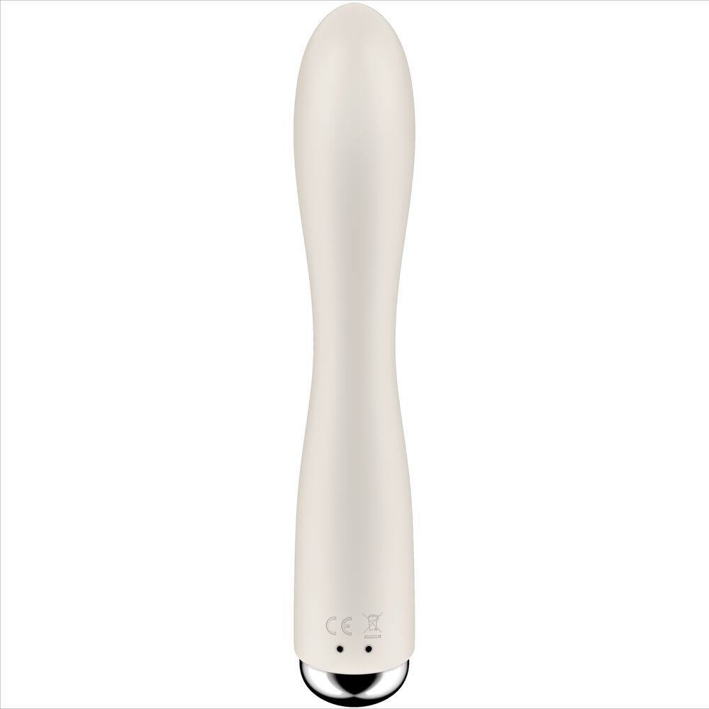 SATISFYER - SPINNING RABBIT 1 CLITORIS AND G-SPOT STIMULATION BLUE - BEIGE - 10