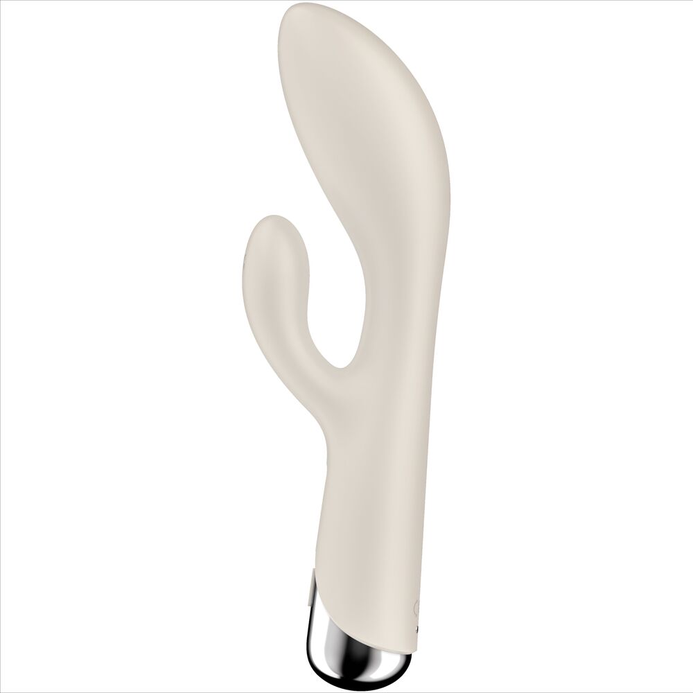 SATISFYER - SPINNING RABBIT 1 CLITORIS AND G-SPOT STIMULATION BLUE - BEIGE - 11