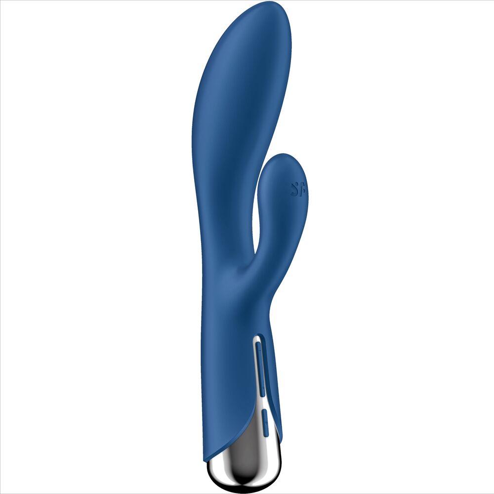SATISFYER - SPINNING RABBIT 1 CLITORIS AND G-SPOT STIMULATION BLUE - BLUE - 21