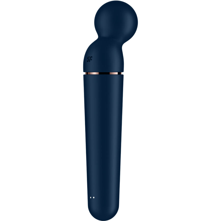 SATISFYER - PLANET WAND-ER VIBRATOR MASSAGER BLUE - BLACK - 16