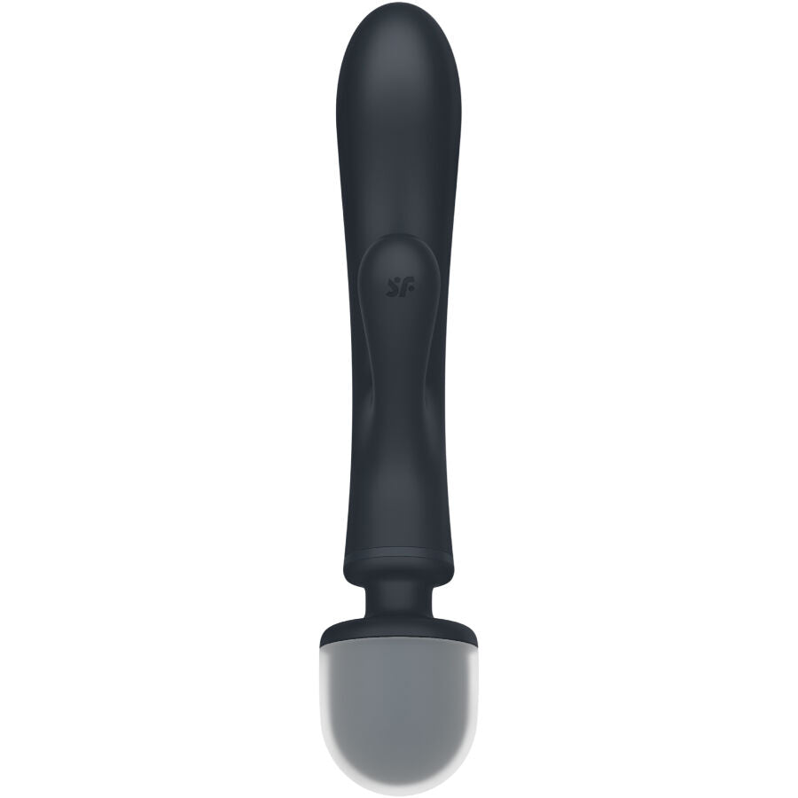 SATISFYER - TRIPLE LOVER RABBIT VIBRATOR MASSAGER GREY - GREY - 11