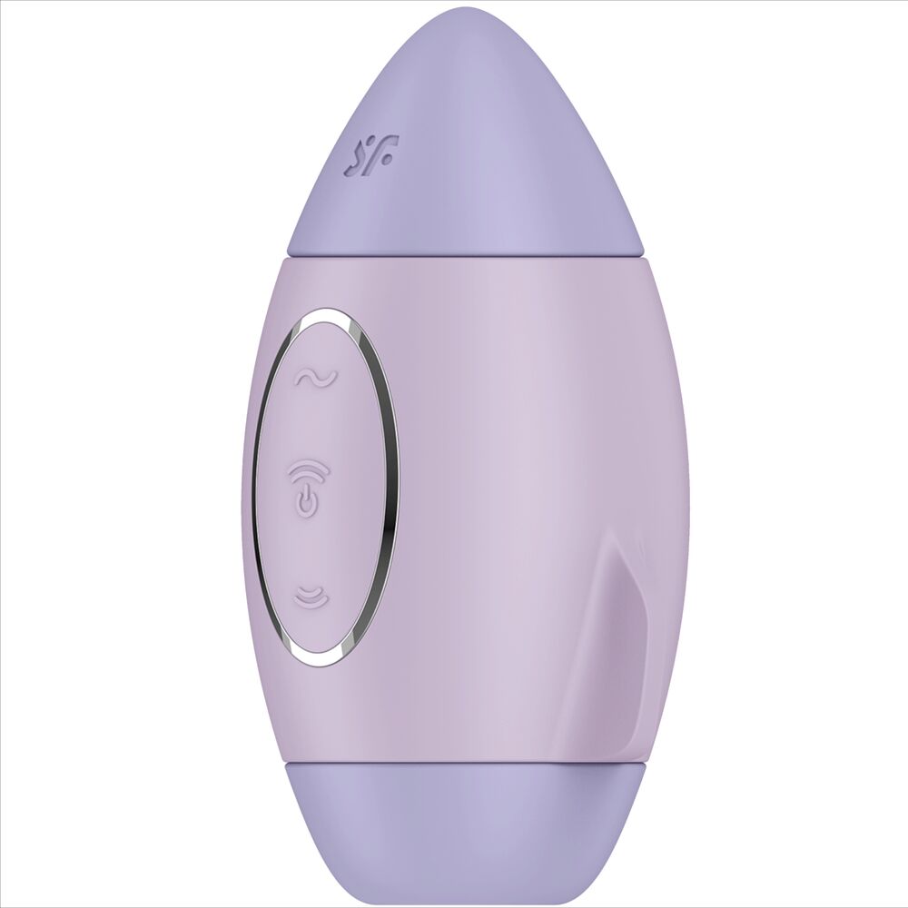 SATISFYER - MISSION CONTROL BLUE SMALL DOUBLE IMPULSE VIBRATOR - 5