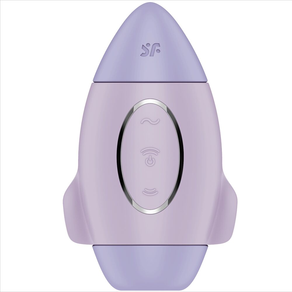 SATISFYER - MISSION CONTROL BLUE SMALL DOUBLE IMPULSE VIBRATOR - LILAC - 6