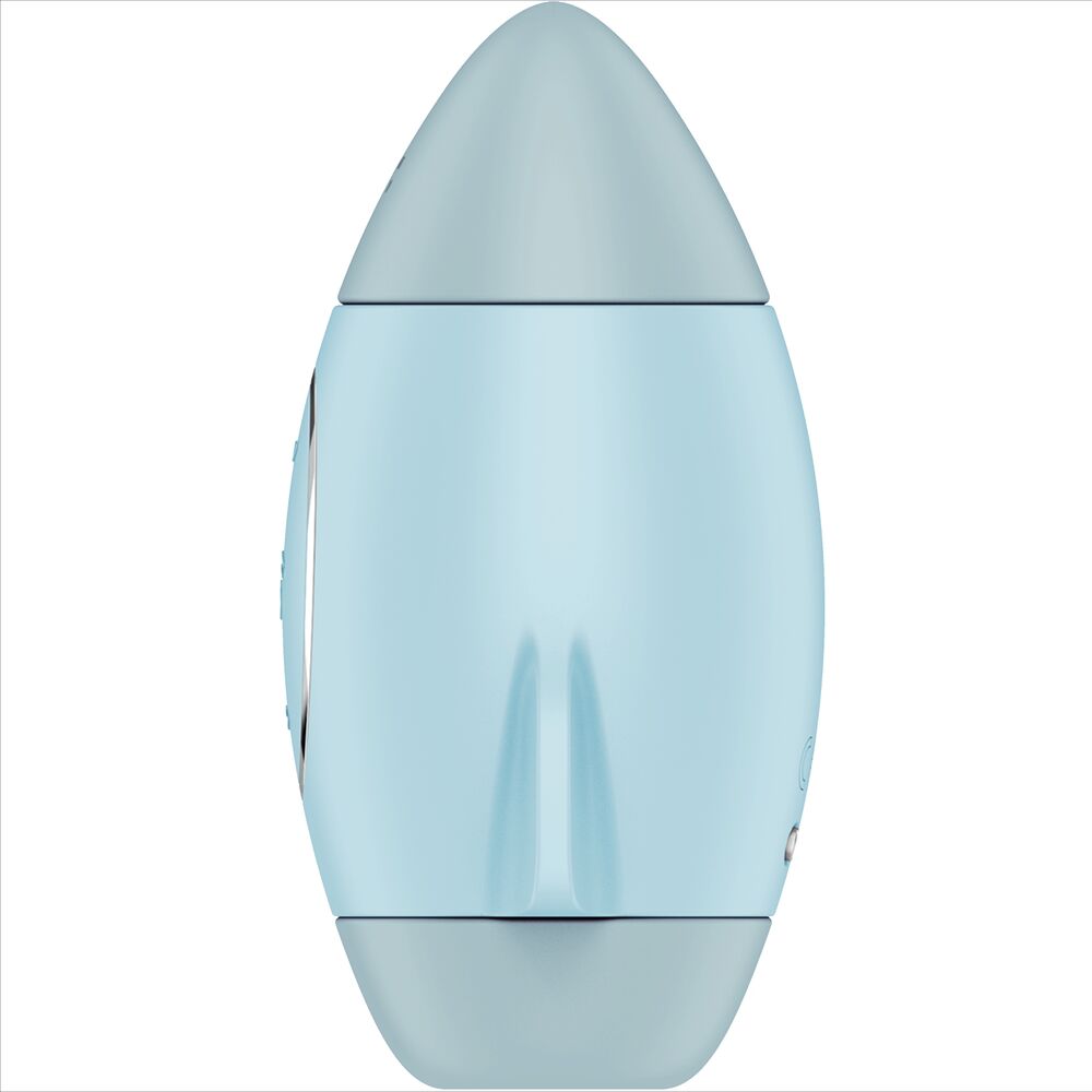 SATISFYER - MISSION CONTROL BLUE SMALL DOUBLE IMPULSE VIBRATOR - BLUE - 9
