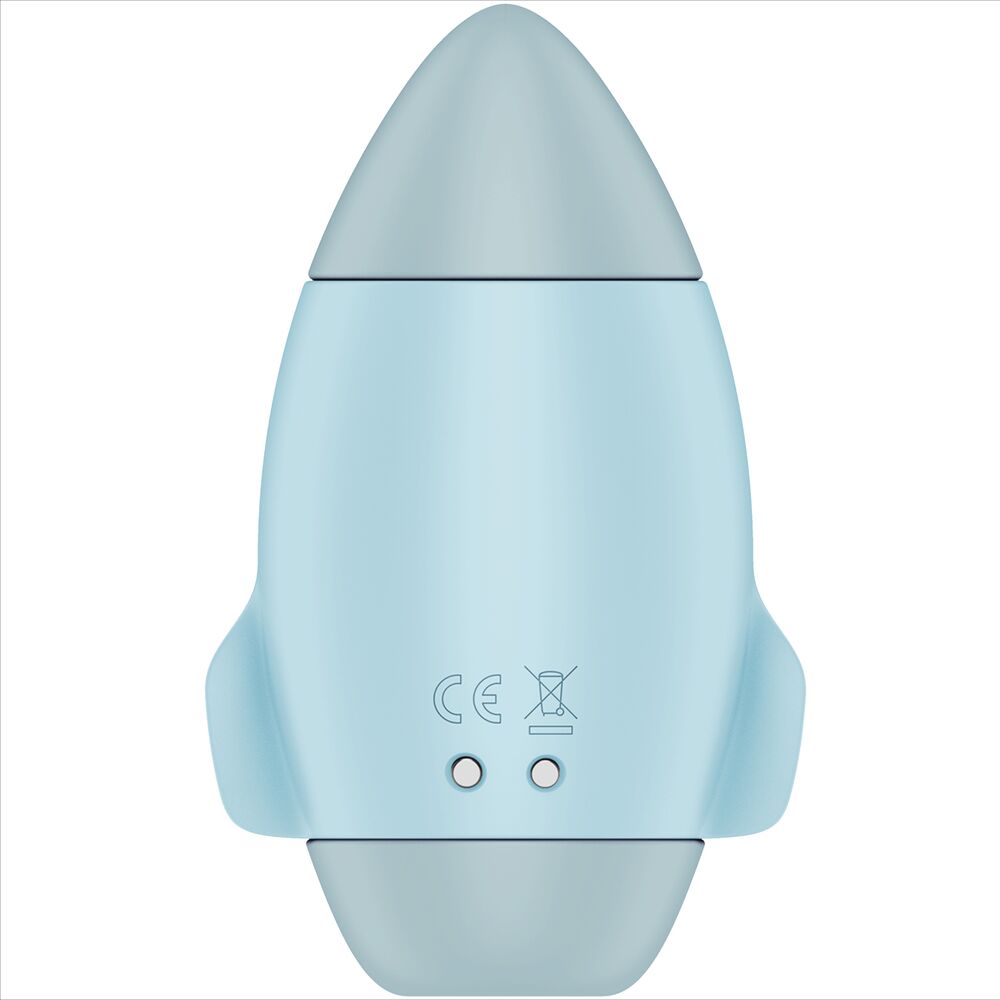 SATISFYER - MISSION CONTROL BLUE SMALL DOUBLE IMPULSE VIBRATOR - BLUE - 11