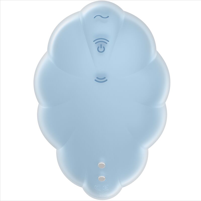SATISFYER - CLOUD DANCER BLUE AIR PULSE VIBRATOR - BLUE - 14