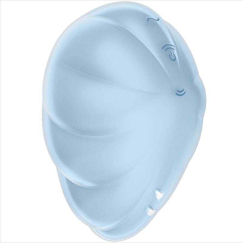 SATISFYER - CLOUD DANCER BLUE AIR PULSE VIBRATOR - BLUE - 16
