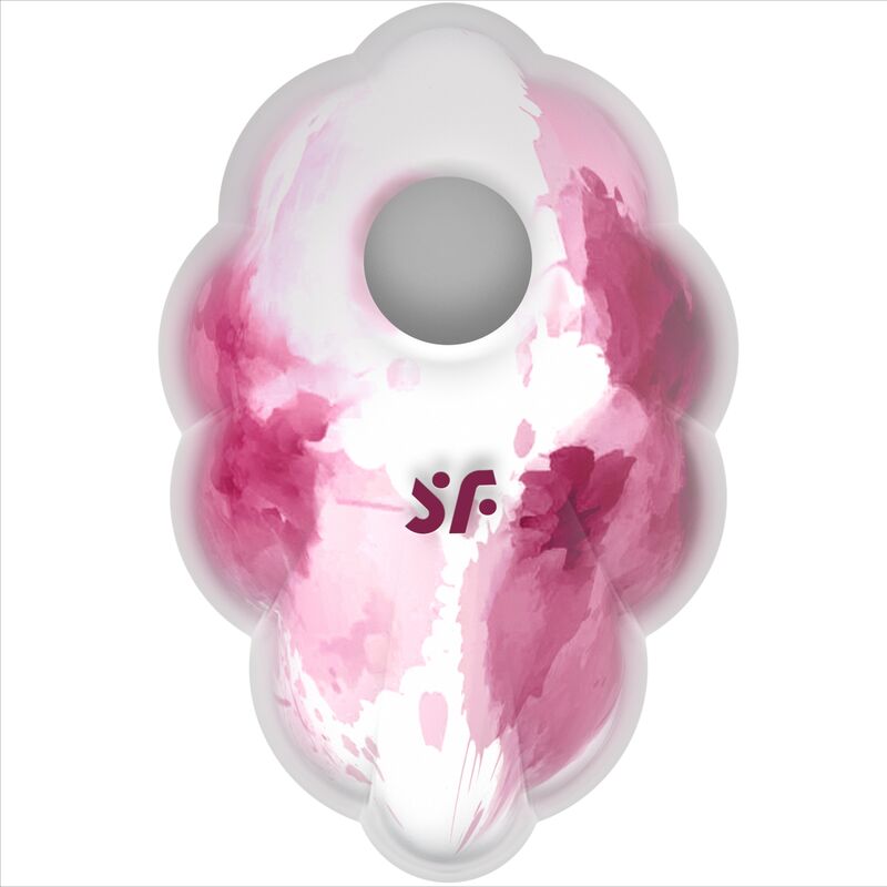 SATISFYER - CLOUD DANCER BLUE AIR PULSE VIBRATOR - RED - 6