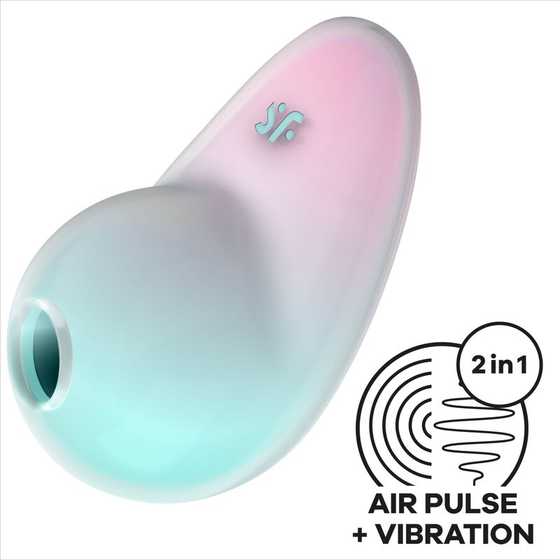 SATISFYER - PIXIE DUST BLUE AIR PLUSE STIMULATOR - BLUE - 10