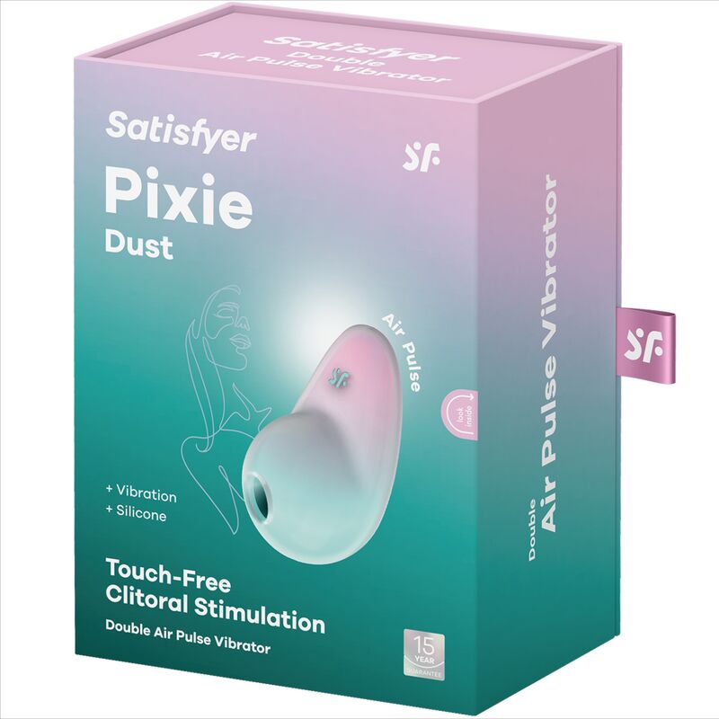 SATISFYER - PIXIE DUST BLUE AIR PLUSE STIMULATOR - BLUE - 11