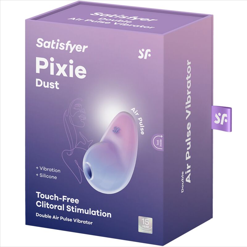 SATISFYER - PIXIE DUST BLUE AIR PLUSE STIMULATOR - 1