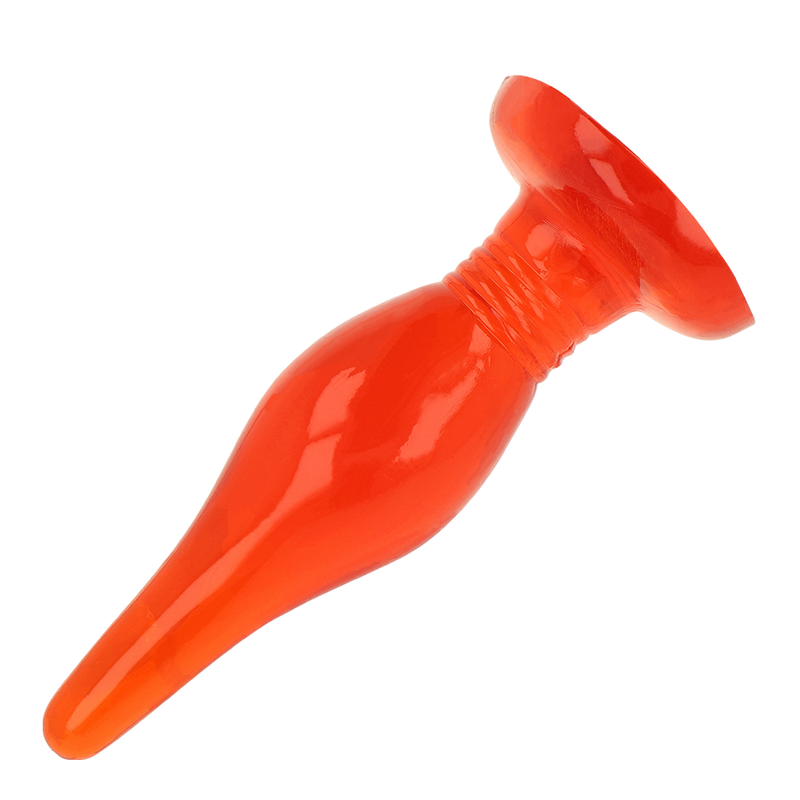 BAILE - RED SOFT TOUCH ANAL PLUG 14.2 CM - 3