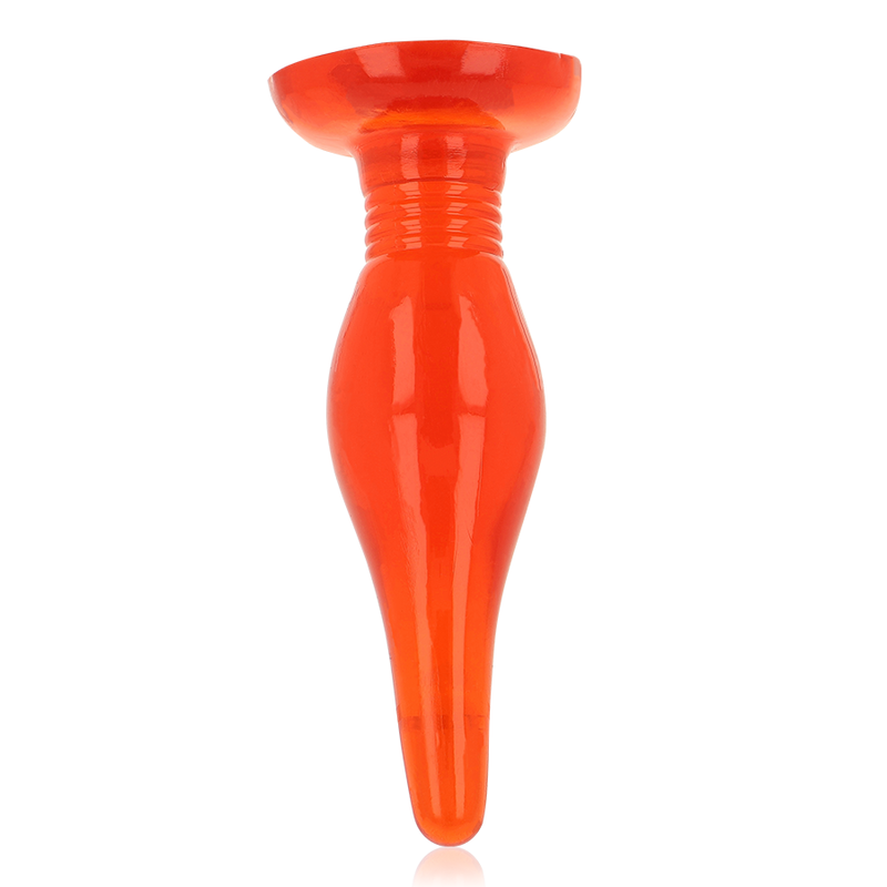 BAILE - RED SOFT TOUCH ANAL PLUG 14.2 CM - 4