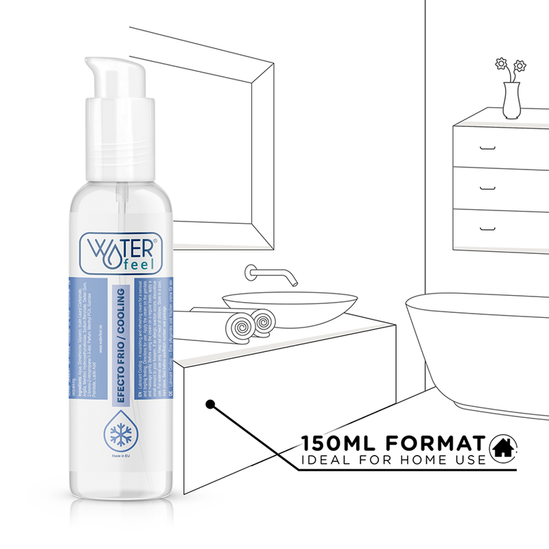 WATERFEEL - LUBRIFICANTE EFFETTO FREDDO 150 ML - Secretroomsexyshop