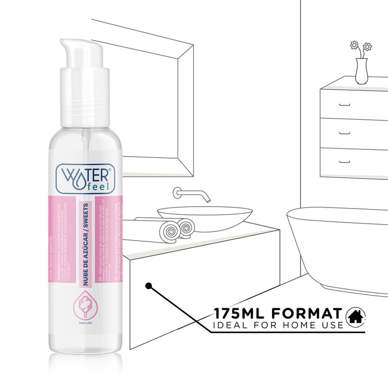 WATERFEEL - SUGAR CLOUD LUBRICANT 175 ML - 5