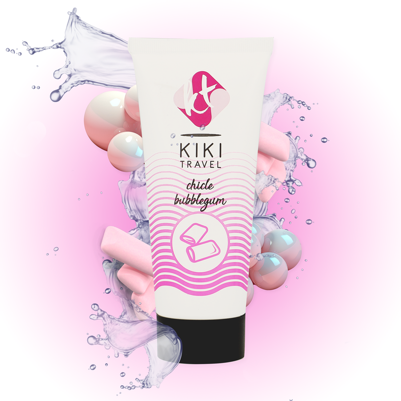 KIKÍ TRAVEL - FRAGOLA GUM LUBRIFICANTE 50 ML - Secretroomsexyshop