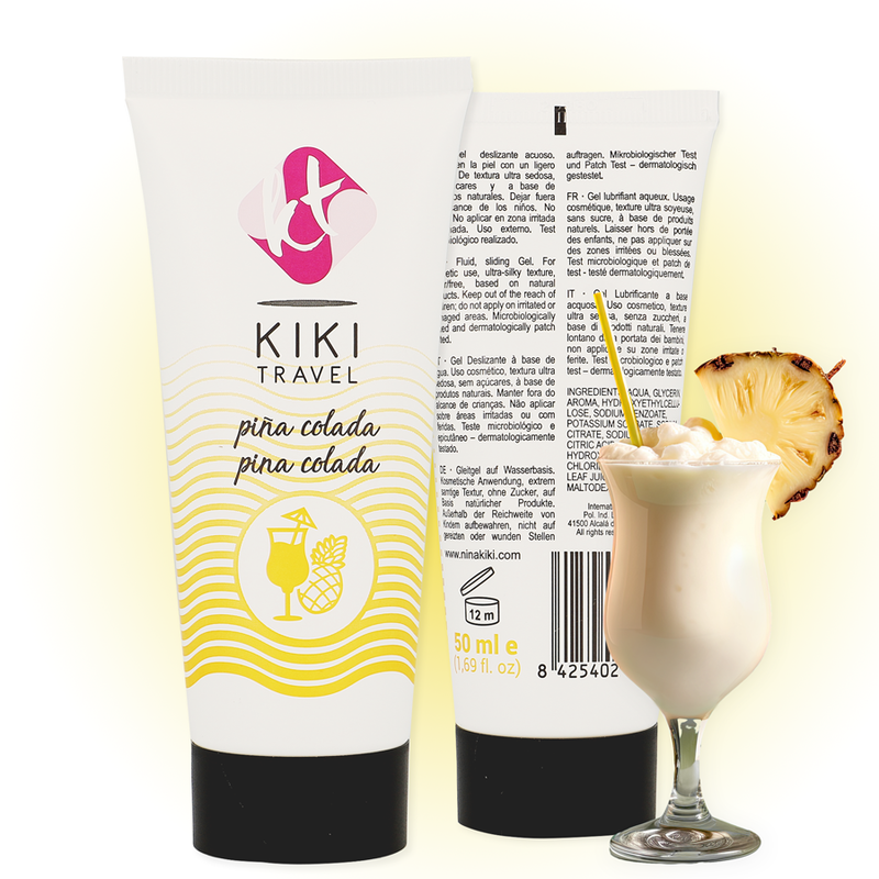 KIKÍ TRAVEL - PINA COLADA LUBRIFICANTE 50 ML - Secretroomsexyshop