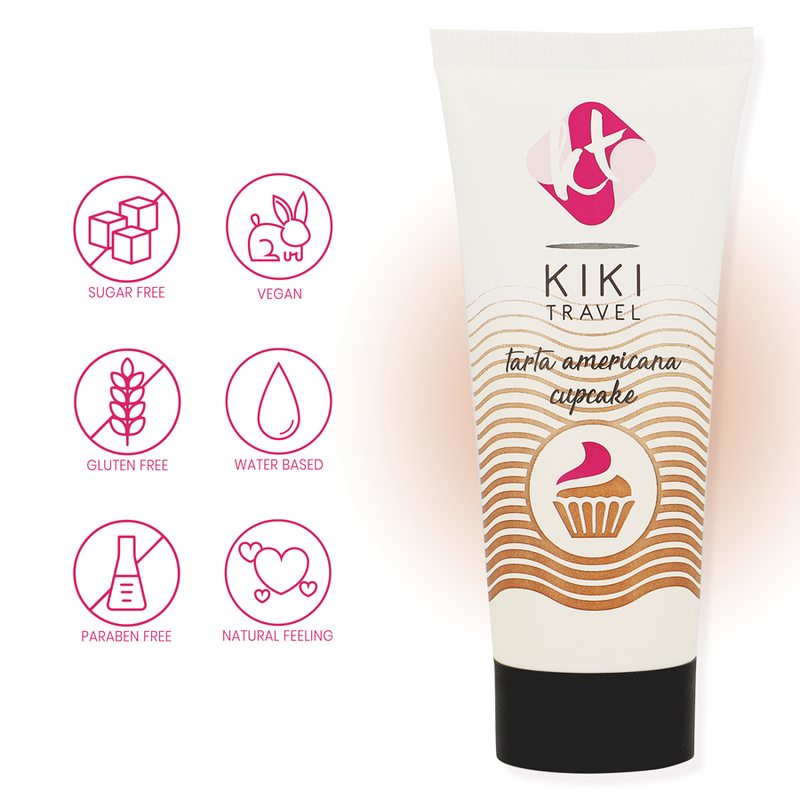 KIKÍ TRAVEL - LUBRIFICANTE PER CUPCAKE 50 ML - Secretroomsexyshop