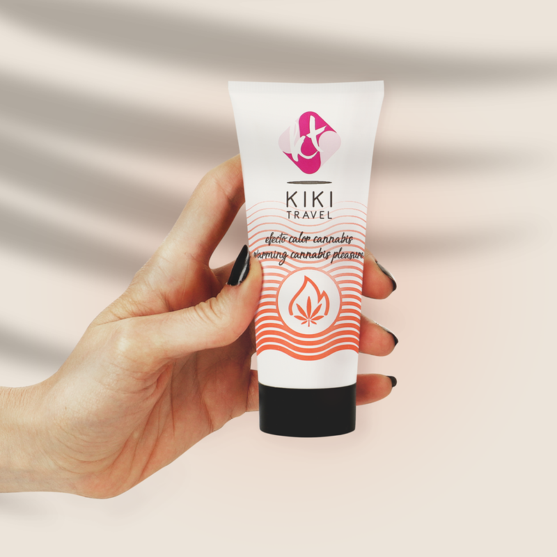 KIKÍ TRAVEL - CANNABIS LUBRIFICANTE EFFETTO CALDO 50 ML - Secretroomsexyshop