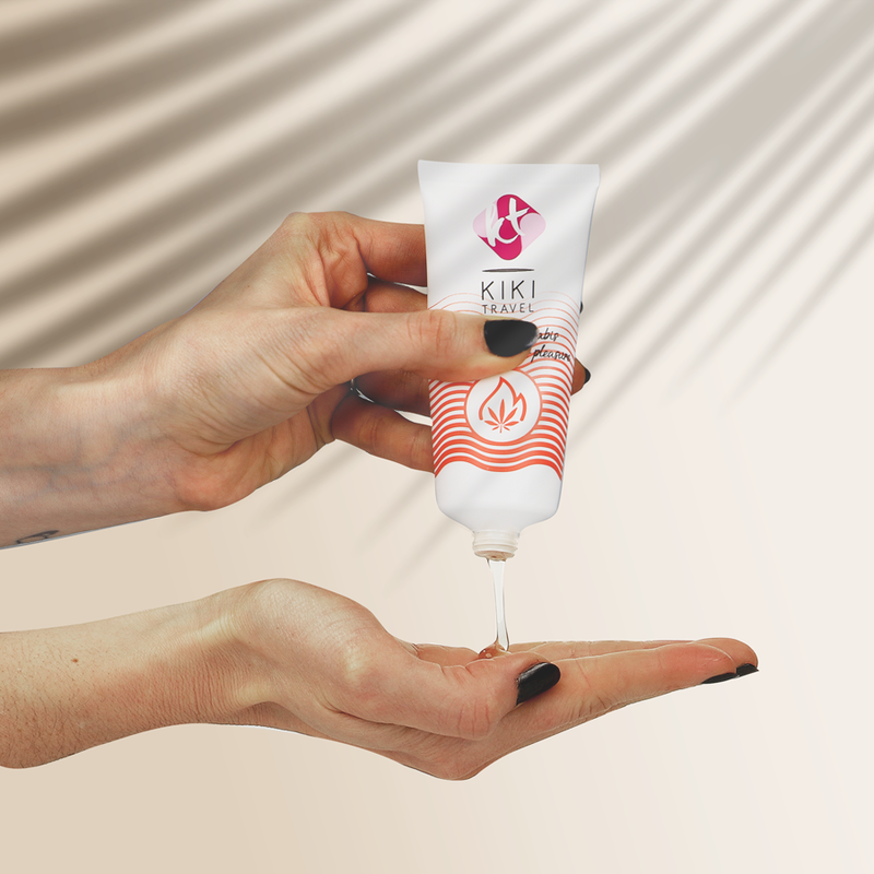 KIKÍ TRAVEL - CANNABIS LUBRIFICANTE EFFETTO CALDO 50 ML - Secretroomsexyshop