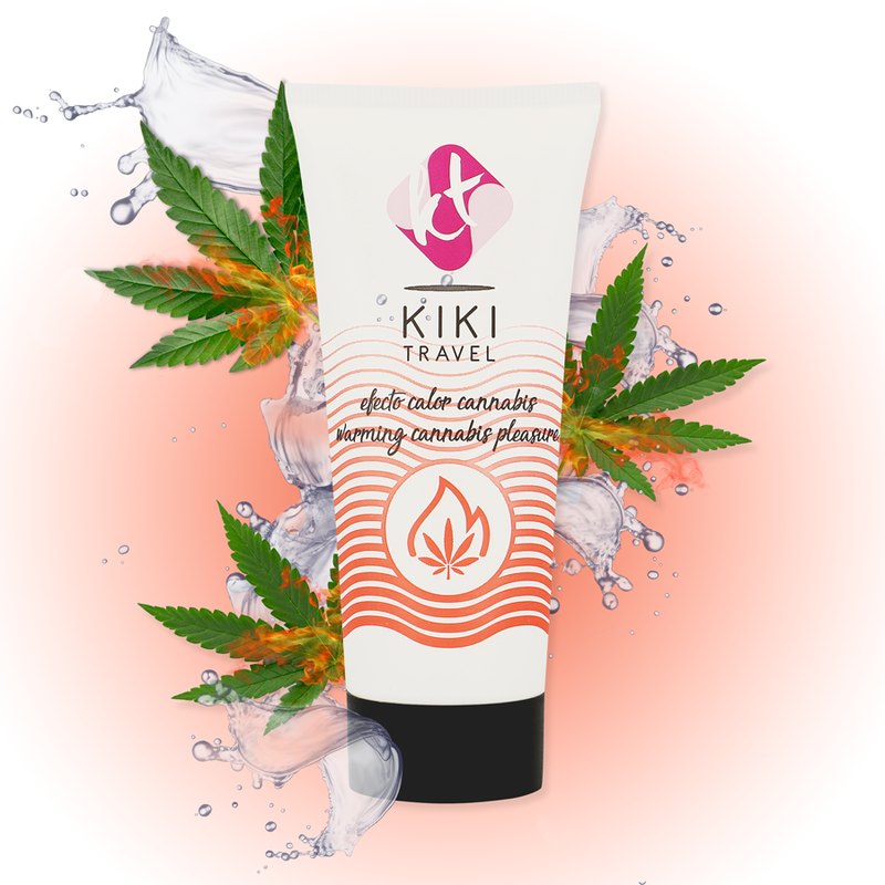KIKÍ TRAVEL - CANNABIS LUBRIFICANTE EFFETTO CALDO 50 ML - Secretroomsexyshop