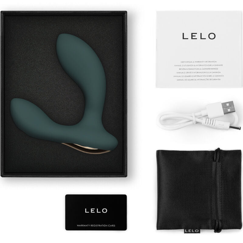 LELO - HUGO 2 BLACK PROSTATE MASSAGER - GREEN - 2