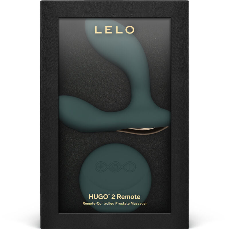 LELO - HUGO 2 PROSTATE MASSAGER REMOTE CONTROL BLACK - GREEN - 3