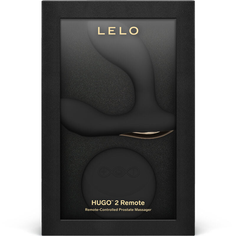 LELO HUGO 2 BLACK REMOTE CONTROL PROSTATE MASSAGER