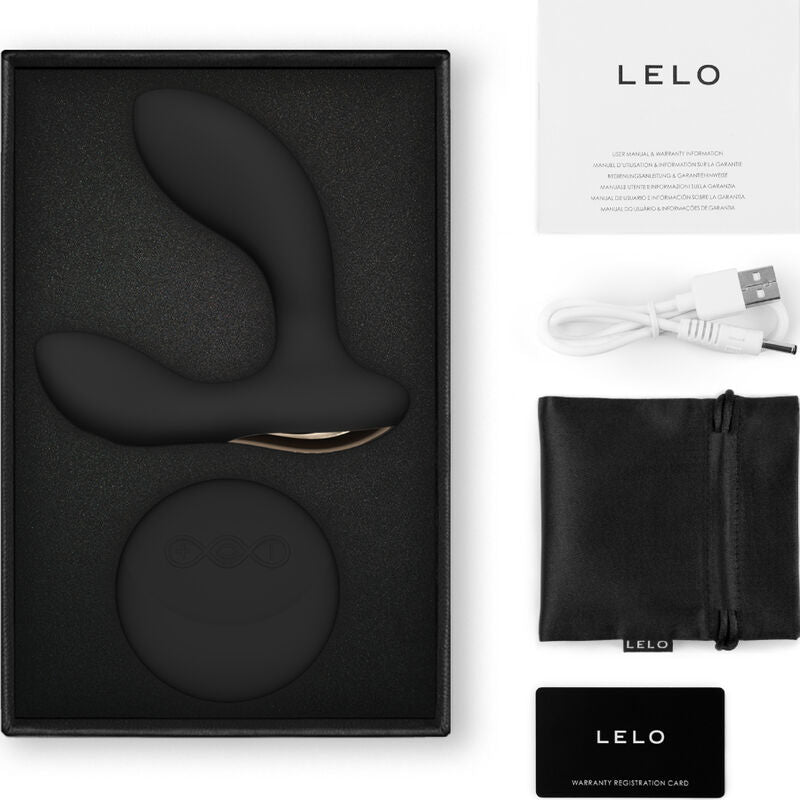 LELO HUGO 2 BLACK REMOTE CONTROL PROSTATE MASSAGER