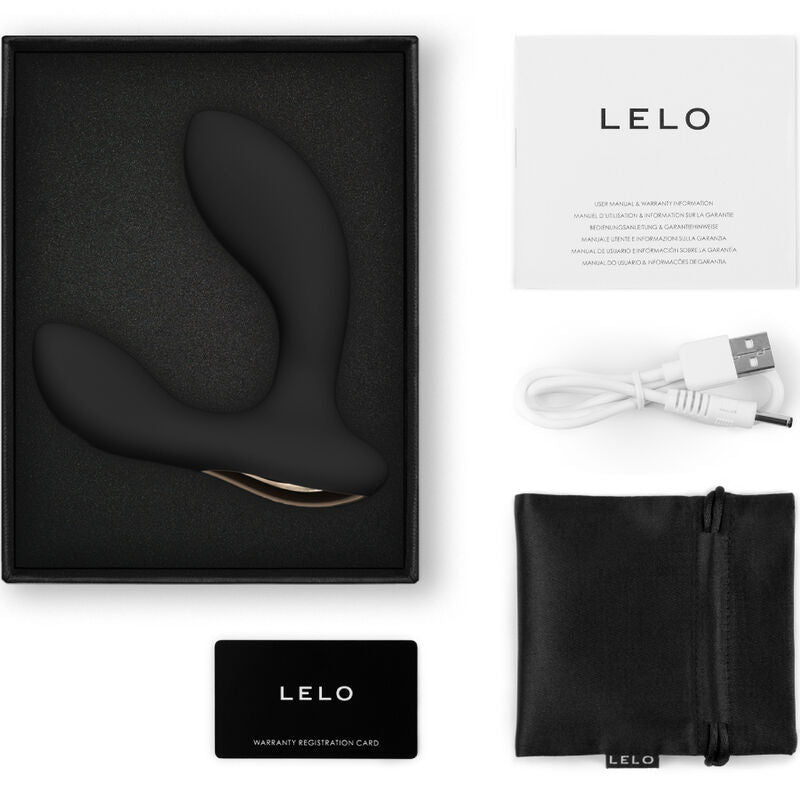 LELO - HUGO 2 BLACK PROSTATE MASSAGER - BLACK - 6