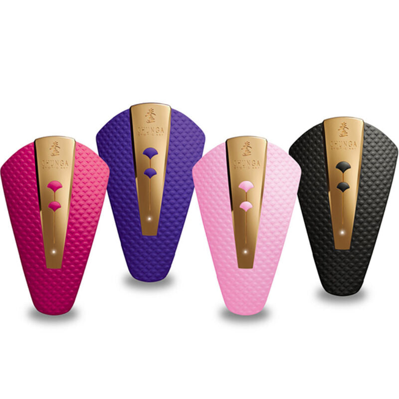 SHUNGA - OBI INTIMATE MASSAGER VIOLET - BLACK - 16