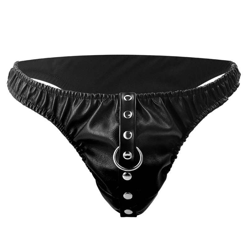 DARKNESS - SUBMISSION THONG WITH METAL CHAIN - 4