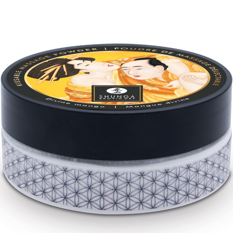 SHUNGA - KIT DE POUDRE DE MASSAGE COMESTIBLE À LA MANGUE