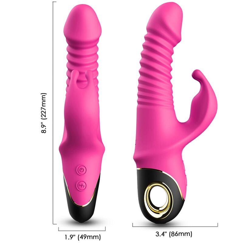ARMONY - ZING DILDO VIBRATOR RABBIT FUCHSIA - 2