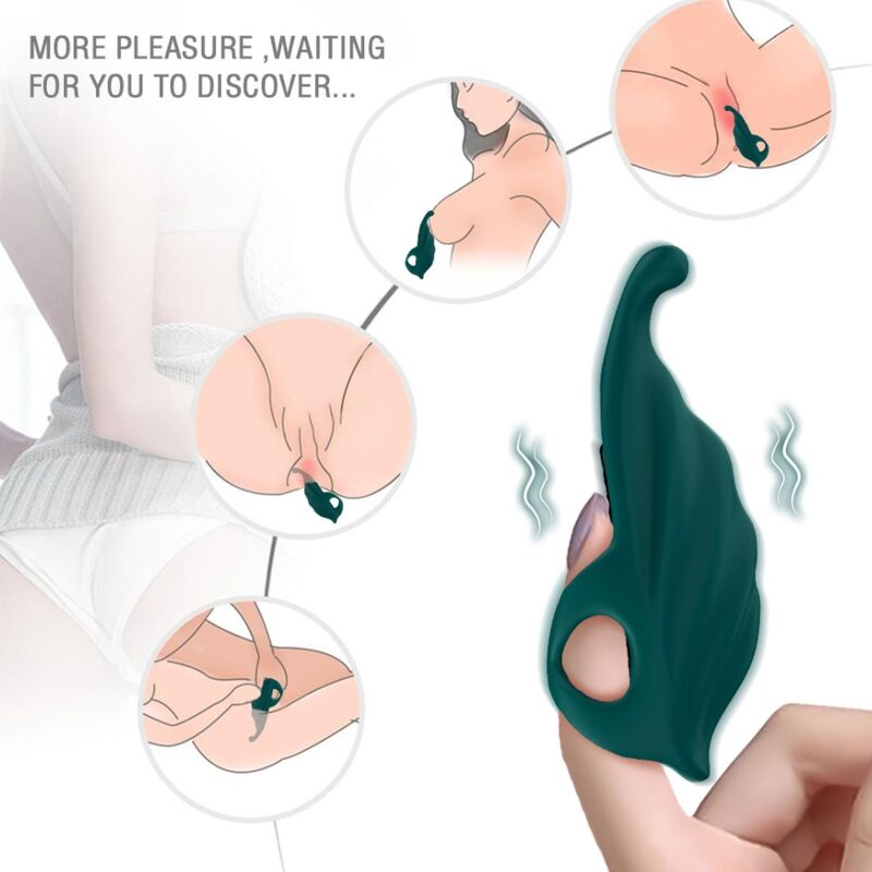 ARMONY - FINGER STIMULATOR & VIBRATOR GREEN - 1