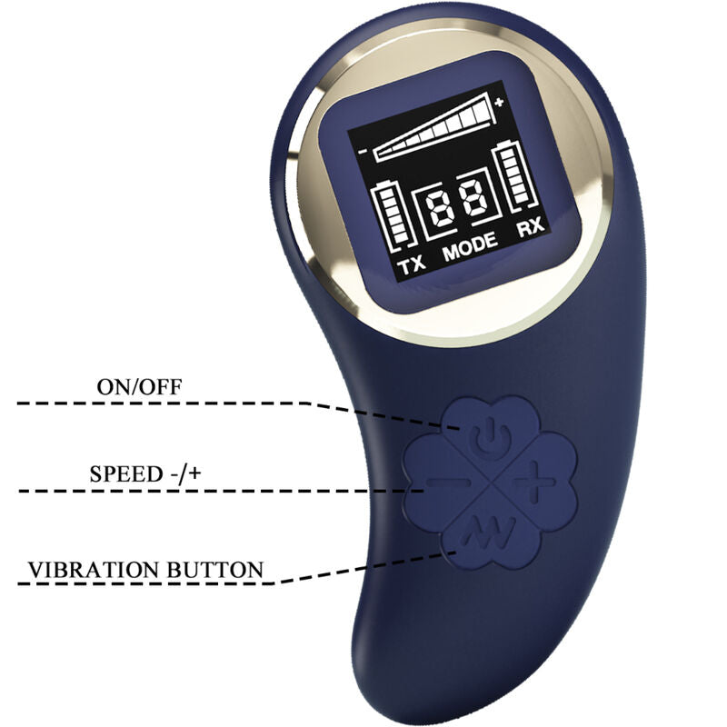 PRETTY LOVE - MINA VIBRATING EGG REMOTE CONTROL BLUE - 6
