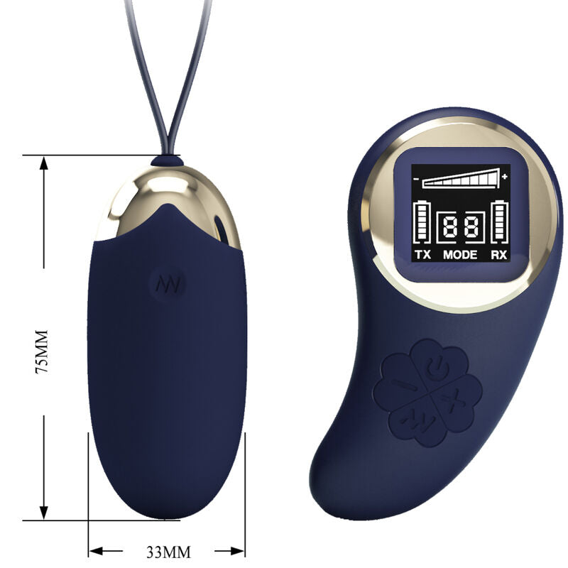 PRETTY LOVE - MINA VIBRATING EGG REMOTE CONTROL BLUE - 4