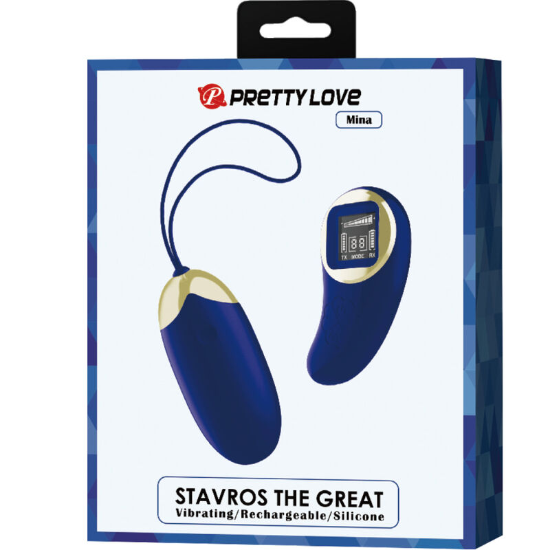 PRETTY LOVE - MINA VIBRATING EGG REMOTE CONTROL BLUE - 3
