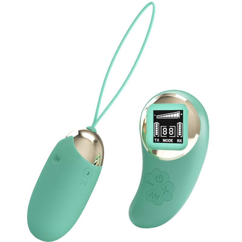 PRETTY LOVE - GREEN REMOTE CONTROL VIBRATING EGG MINE - 1