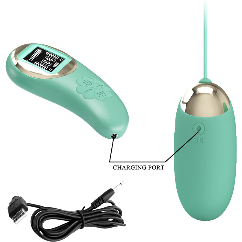 PRETTY LOVE - GREEN REMOTE CONTROL VIBRATING EGG MINE - 5