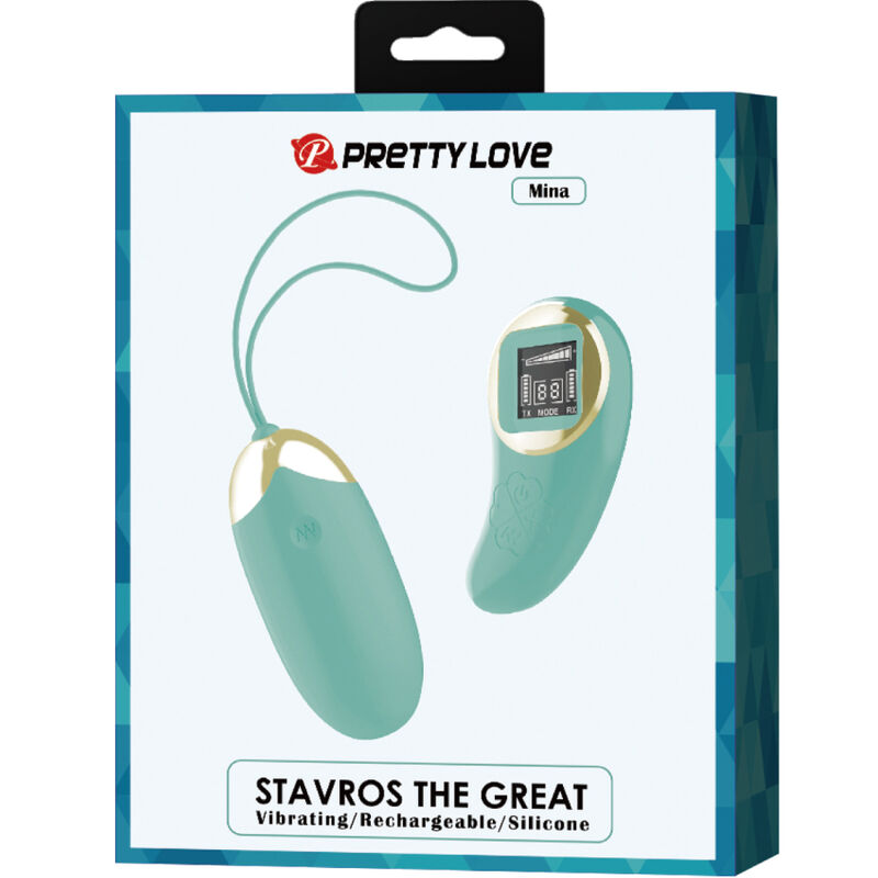 PRETTY LOVE - GREEN REMOTE CONTROL VIBRATING EGG MINE - 6