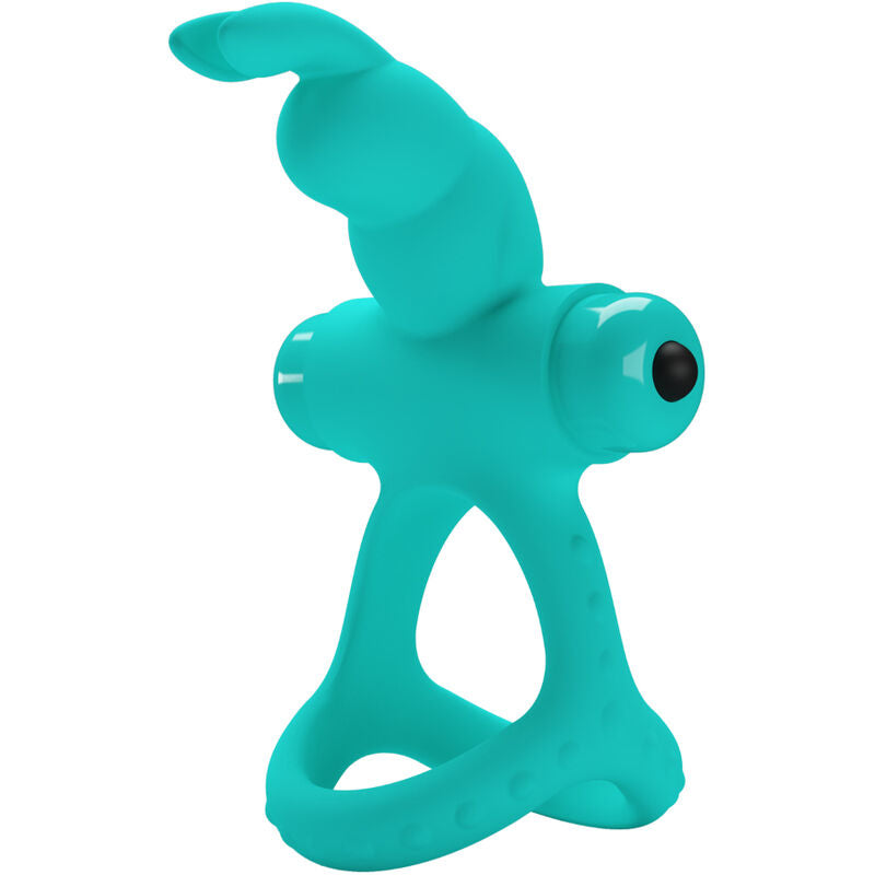 PRETTY LOVE - FIGGY GREEN RABBIT VIBRATOR RING - 3