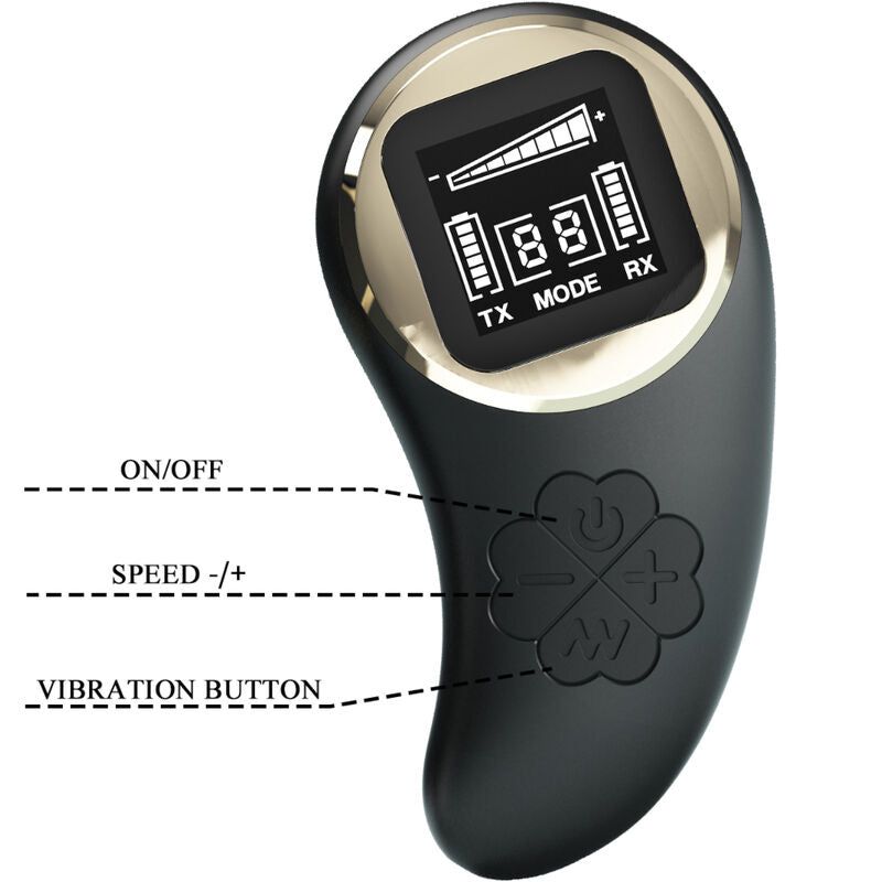 PRETTY LOVE - NATHAN DOUBLE PLEASURE VIBRATOR REMOTE CONTROL - 3