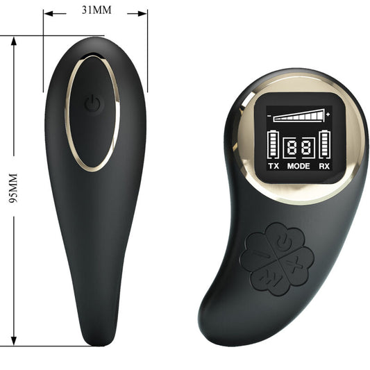 PRETTY LOVE - NATHAN DOUBLE PLEASURE VIBRATOR REMOTE CONTROL - 1