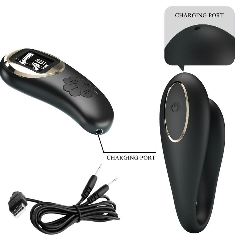 PRETTY LOVE - NATHAN DOUBLE PLEASURE VIBRATOR REMOTE CONTROL - 4