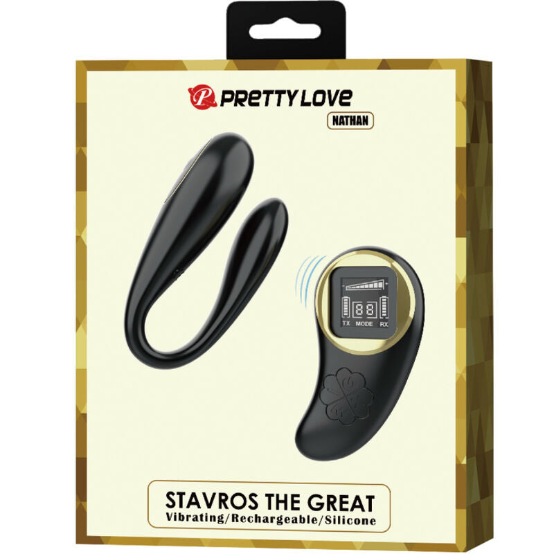PRETTY LOVE - NATHAN DOUBLE PLEASURE VIBRATOR REMOTE CONTROL - 2