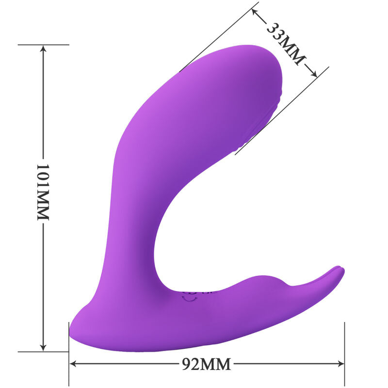 PRETTY LOVE - IDABELLE VIBRATION & PULSATION REMOTE CONTROL VIOLET - 4