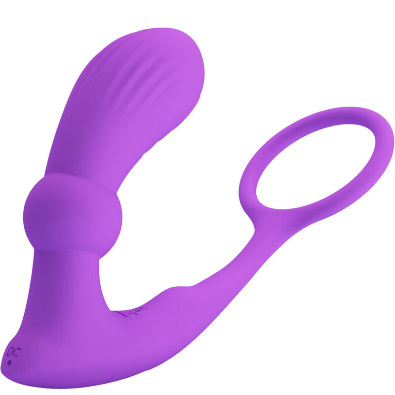 PRETTY LOVE - WARREN VIOLET ANAL RING & VIBRATOR - 7