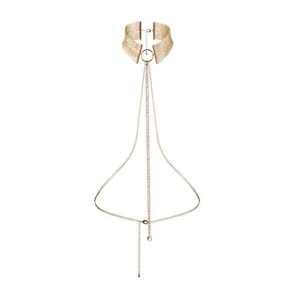 BIJOUX - DÉSIR MÉTALLIQUE COLLANA METALLICA DORATA - Secretroomsexyshop