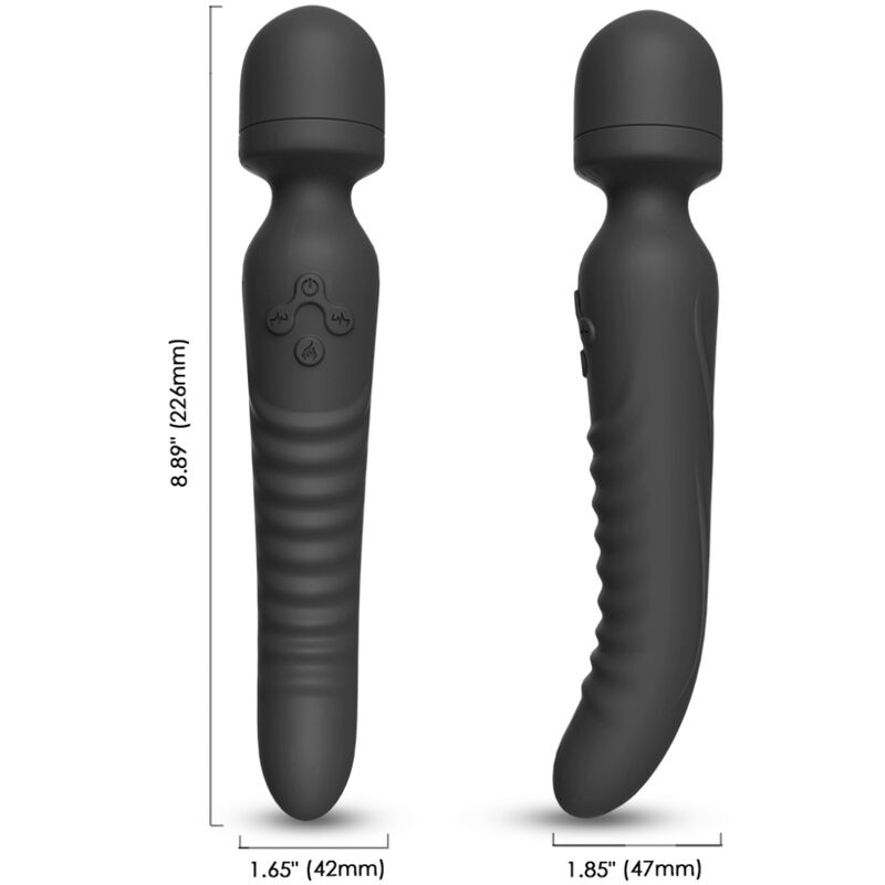 ARMONY - MISSION MASSAGER & VIBRATOR HEAT EFFECT BLACK - 2